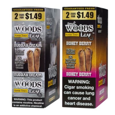 GOOD TIMES LEAF SWEET WOODS 2/1.49 2PK 15CT