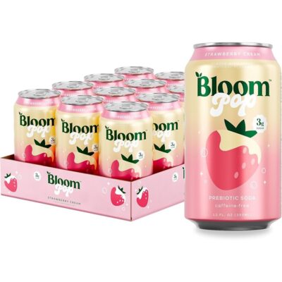 BLOOM POP PREBIOTIC SODA 12OZ 12CT