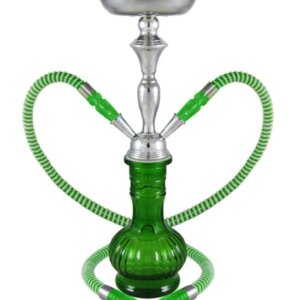 HOOKAH PREMIUM GREEN 2 HOSE 17 US1332 1CT