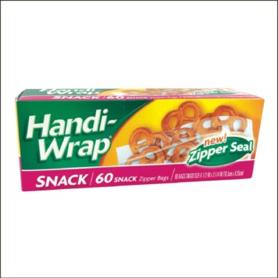 HANDI WRAP SNACK ZIPPER 60 CT