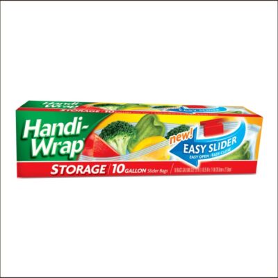 HANDI WRAP STORAGE GALLON ZIPPER 10 CT