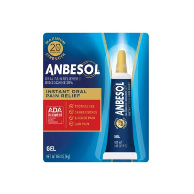 ANBESOL INSTANT ORAL PAIN RELIEF GEL 0.33 OZ 1 CT