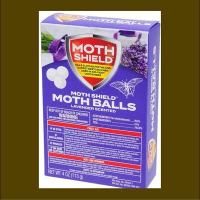 MOTH SHIELD LAVENDER MOTH BALLS 4OZ