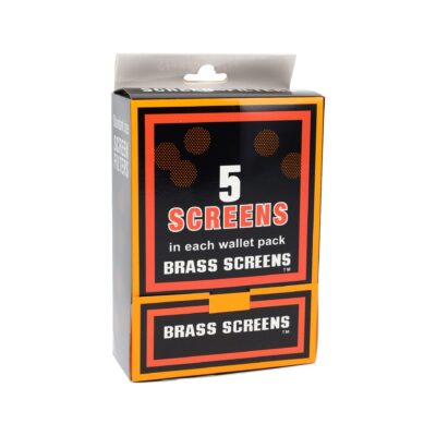PIPE BRASS SCREENS GOLD 5PK 100CT