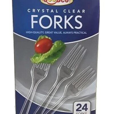 GOODCO FORKS CLEAR 24CT