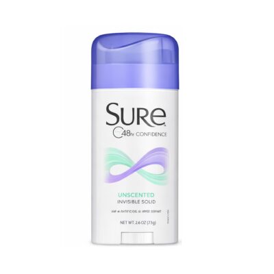 SURE UNSCENTED 48 HOURS ANTI PERSPIRANT STICK 1.6 OZ